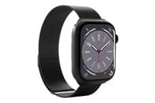 Kabelordner/Kabelstrømpe - Puro MILANESE Replacement band for Apple Watch - PUMILAW44BLK