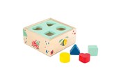 Babyleker - Small Foot - Wooden Shape Sorter with Blocks Natur - 10944