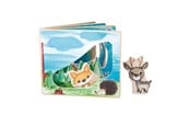 Babyleker - Small Foot - Wooden Picture Book Forest with 2 Pla - 11234