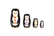 Kreative leker - Small Foot - Wooden Matryoshka Dolls Penguin Family - 10619