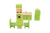 Dukker & Tilbehør - Small Foot - Wooden Dollhouse Furniture Kitchen 5dlg. - 10873