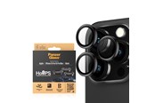 Mobil - Beskyttelsesglass - PanzerGlass Hoops™ Camera Lens Protector iPhone 15 Pro | 15 Pro Max | Black Metal - PANZER1139