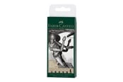 Skrive- & Tegneverktøy - Faber-Castell 6 Pitt Artist Pens Black - 167154