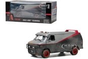 Modellbiler - Greenlight 1:24 Scale 1983 TV Series GMC Vandura Van Weathered Version with Bullet Holes the a-Team Diecast Model - 0810027492371