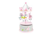 Kreative leker - Small Foot - Wooden Music Box Rotating and Winding - 11230