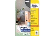 Papir, Fotopapir & Etiketter - Avery Etiketter for QR-kode, 35 x 35 mm, 875 Etiketter, Hvit - L7120-25