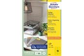 Papir, Fotopapir & Etiketter - Avery Fargede etiketter, 105 x 37 mm, 1.600 Etiketter, Gul - 3455