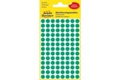 Papir, Fotopapir & Etiketter - Avery Permanente, fargede markeringsprikker , Til markering, Ø 8 mm, Grønn - 3012