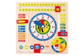Treleker - Small Foot - Wooden Calendar Clock Seasons AT (Ger - 4765