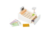 Rollelek - Small Foot - Wooden Toy Cash Register with Accessories 15dlg. - 11099