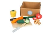 Rollelek - Small Foot Wooden Cut and Play Food Vegetables Set 1 - 12329