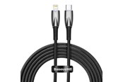 USB - Baseus USB-C cable for Lightning Glimmer Series 20W 2m (Black) - CADH000101