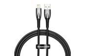 USB - Baseus USB cable for Lightning Glimmer Series 2.4A 1m (Black) - CADH000201