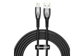 USB - Baseus USB cable for Lightning Glimmer Series 2.4A 2m (Black) - CADH000301