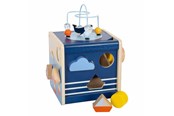 Babyleker - Small Foot - Wooden Activity Cube Ocean - 12312