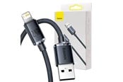USB - Baseus Crystal Shine cable USB to Lightning 2.4A 2m (black) - CAJY000101