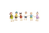 Figurer - Small Foot - Wooden Dollhouse Family Bendable 6pcs - 11804