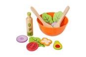 Rollelek - Small Foot - Wooden Play Food Salad Play Set 15 p - 11476