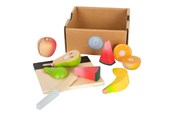 Figurer - Small Foot Wooden Cut and Play Food Fruit Set 13 pcs - 12330