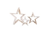 Kreative leker - Small Foot - Wooden Decorative Stars 3pcs. - 10212