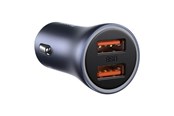Mobil - Adaptere og ladere - Baseus Golden Contactor Pro car charger 2x USB 40W (gray) - CCJD-A0G