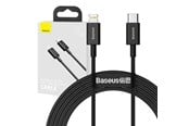 USB - Baseus Superior Series Cable USB-C to Lightning 20W PD 2m (black) - CATLYS-C01