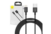 USB - Baseus Superior Series Cable USB to iP 2.4A 2m (black) - BSU2659BLK