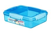 Kjøkkentilbehør - Sistema Snack Attack Duo Lunch 975ml - Blue - 41482