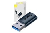 Mobil - Andre tilbehør - Baseus Ingenuity USB-A to USB-C adapter OTG (blue) - ZJJQ000103
