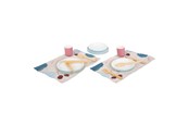 Rollelek - Small Foot - Wooden Cutlery Set with Placemats 15 pcs. - 12245