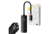 USB - Baseus Network adapter  Lite Series USB-C to RJ45 (black) - WKQX000301