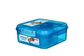 Kjøkkentilbehør - Sistema Bento Cube 1.25 L (Blue) - 41685
