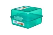Kjøkkentilbehør - Sistema LUNCH CUBE - TEAL - 31735-1-9414202317353