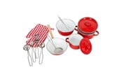 Rollelek - Small Foot - Pans and Cookware Set Red 11dlg. - 8964