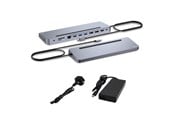Dokkingstasjon - I-Tec 11-in-1 - USB-C TB3 TB4 - 2 DP HDMI - 100W PD - C31FLAT2PDPRO100W