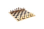 Brettspill & Puslespill - Small Foot - Wooden Chess and Checkers XL - 11784