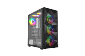 Kabinett - DUTZO C330 TG RGB - Kabinett - Miditower - Svart - C330TGRGB-B