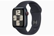Smartklokke, Smartwatch & Sportsklokke - Apple Watch SE (2023) GPS + Cellular 40mm - Midnight Aluminium Case with Midnight Sport Band - S/M - MRG73DH/A