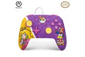 Spill - Tilbehør - PowerA Enhanced Wired Controller for Nintendo Switch - Princess Peach Battle - Wired Controller - Nintendo Switch - NSGP0092-01