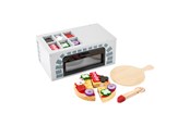 Rollelek - Small Foot - Wooden Play Food Pizza Oven Set 25dlg. - 11204