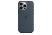 Mobil - Deksel og etui - Apple iPhone 15 Pro Max Silicone Case with MagSafe - Storm Blue - MT1P3ZM/A