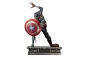 Reklameartikler - Iron Studios - Marvel What If ... : 1:10 Art Scale Statue (Zombie Captain America) 22cm - Figur - 0609963128556