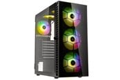 Kabinett - Kolink Observatory HF Glass ARGB Midi Tower Case - black - Kabinett - Desktop - Svart - PGW-CH-KOL-109