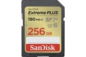 Minnekort - SANDISK Extreme Plus SD - 190MB/s - 256GB - SDSDXWV-256G-GNCIN