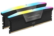 RAM - Corsair Vengeance RGB DDR5-5600 - 64GB - CL40 - Dual Channel (2 pcs) - Intel XMP - Svart med RGB - CMH64GX5M2B5600C40