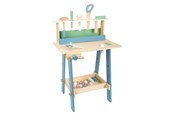 Kreative leker - Small Foot - Wooden Workbench Nordic 30dlg. - 11375