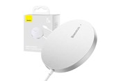 Mobil - Adaptere og ladere - Baseus Magnetic Wireless Charger Simple Mini3 15W (Silver) - CCJJ040012