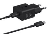 Mobil - Adaptere og ladere - Samsung 25W USB-C GaN Power Adapter (Incl. cable) - Black - EP-T2510XBEGEU