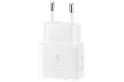 Mobil - Adaptere og ladere - Samsung 25W USB-C GaN Power Adapter - White - EP-T2510NWEGEU