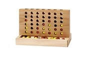 Brettspill & Puslespill - Goki Wooden Four in a Line - HS035